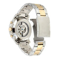 Fossil Grant Sport Automatic Skeleton Blue Dial Two Tone Steel Strap Watch for Men - ME3141