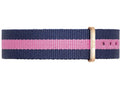 Daniel Wellington Classy Winchester White Dial Two Tone NATO Strap Watch For Women - DW00100077