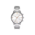 Emporio Armani Chonograph SIlver Dial Silver Steel Strap Watch For Men - AR1933