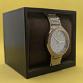 Michael Kors Kerry Crystals Gold Dial Gold Steel Strap Watch For Women - MK3360