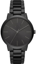 Armani Exchange Cayde Analog Black Dial Black Steel Strap Watch For Men - AX2701