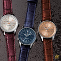 Breitling Navitimer Automatic 35 Blue Dial Blue Leather Strap Watch for Men - A17395161C1P1
