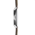 Tissot T Classic Everytime White Dial Brown Leather Strap Watch For Men - T109.410.16.033.00