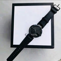 Gucci Interlocking G Black Dial Watch For Women - YA133302