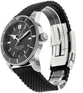 Breitling Superocean Heritage B20 Automatic 44 Black Dial Black Mesh Bracelet Watch for Men - AB2030121B1S1