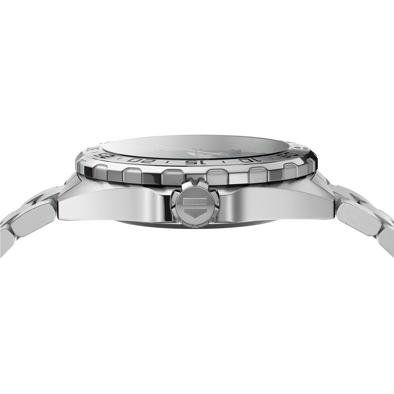 Tag Heuer Formula 1 Black Dial Silver Steel Strap Watch for Men - WAZ1112.BA0875