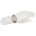 Coach Delancey Grey Dial Grey Leather Strap Watch For Women - 14502797