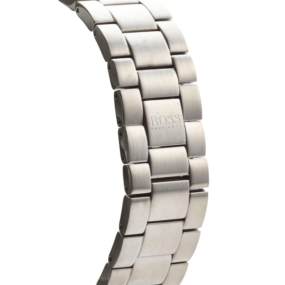 Hugo Boss Ikon White Dial Silver Steel Strap Watch for Men - 1512964