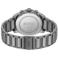 Hugo Boss Trace Chronograph Grey Dial Grey Steel Strap Watch For Men - 1514005