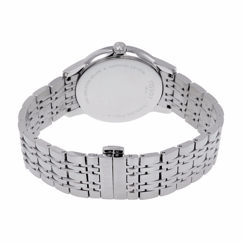 Tissot Carson Steel White Dial Silver Steel Strap Watch For Men - T085.410.11.011.00