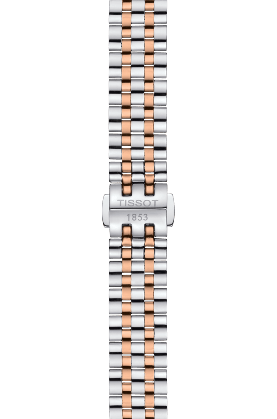 Tissot Carson Premium Lady Silver Dial Two Tone Steel Strap Watch For Women - T122.210.22.033.01