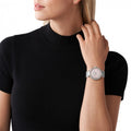 Michael Kors Darci Analog Pink Dial Silver Mesh Bracelet Watch For Women - MK4518