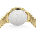 Tommy Hilfiger Daniel Chronograph Blue Dial Gold Steel Strap Watch for Men - 1710384