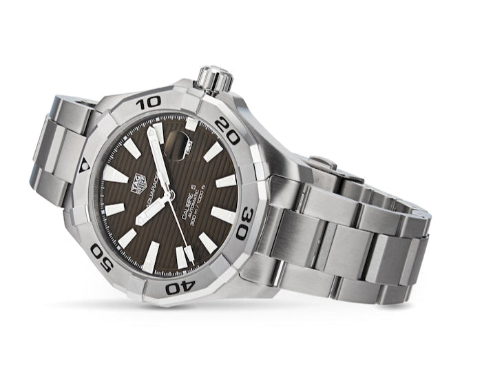 Tag Heuer Aquaracer Sunray Brown Dial Watch for Men - WAY2018.BA0927