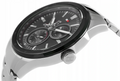 Tommy Hilfiger Austin Black Dial Silver Steel Strap Watch for Men - 1791639