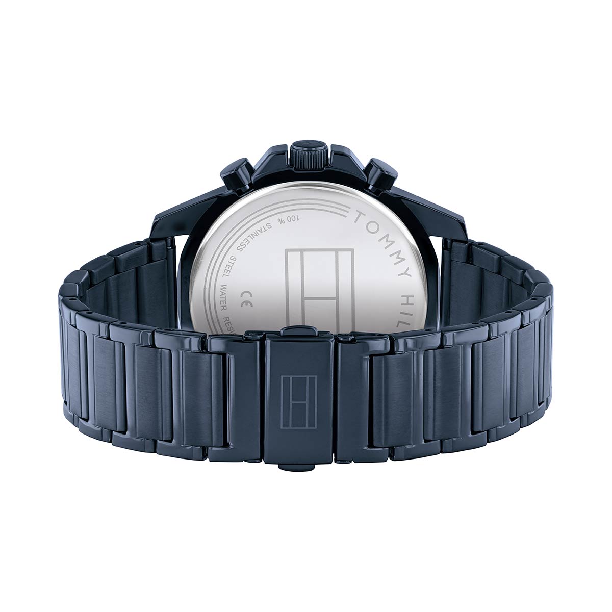 Tommy Hilfiger Mason Blue Dial Blue Steel Strap Watch for Men - 1791789