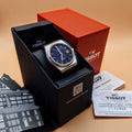 Tissot PRX Powermatic 80 Blue Dial Blue Leather Strap Watch for Men - T137.407.16.041.00