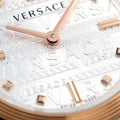 Versace V-Twist White Dial White Leather Strap Watch for Women - VELS00419