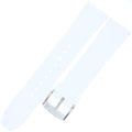 Emporio Armani Classic Chronograph White Dial White Rubber Strap Watch For Men - AR1054
