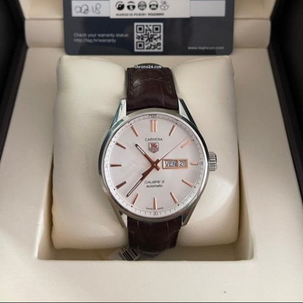 Tag Heuer Carrera White Dial Watch for Men - WAR201B.FC6291
