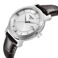 Tissot T Classic Bridgeport Silver Dial Brown Leather Strap Watch For Men - T097.410.16.038.00