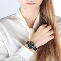 Maserati Epoca Black Dial Black Leather Strap Watch For Women - R8851118501