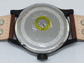 Hugo Boss Aeroliner Maxx Black Dial Brown Leather Strap Watch For Men - 1513079