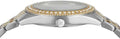 Michael Kors Harlowe Three-Hand Crystals White Dial Two Tone Steel Strap Watch for Women - MK4811