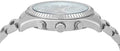 Michael Kors Lexington Chronograph Blue Dial Silver Steel Strap Watch for Men - MK9165