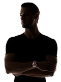 Burberry City Chronograph Black Dial Black Leather Strap Watch for Men - BU9803