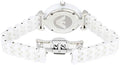 Emporio Armani Giannti T Bar Quartz Mother of Pearl Dial White Steel Strap Watch For Women - AR1485