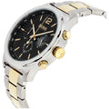 Hugo Boss Professional Black Dial Two Tone Steel Strap Watch for Men - 1513529