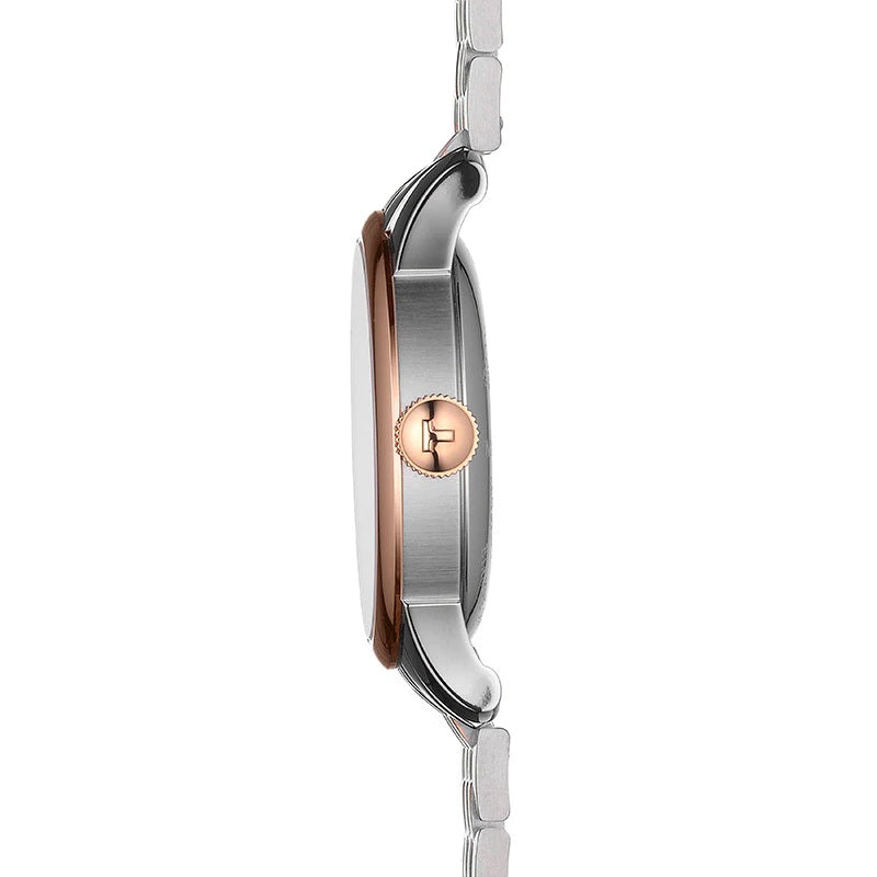 Tissot Le Locle Powermatic 80 Silver Dial Two Tone Steel Strap Watch For Men - T006.407.22.036.01