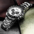 Hugo Boss Ikon White Dial Silver Steel Strap Watch for Men - 1512964