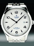 Tudor 1926 Automatic White Dial Silver Steel Strap Watch for Men - M91650-0005