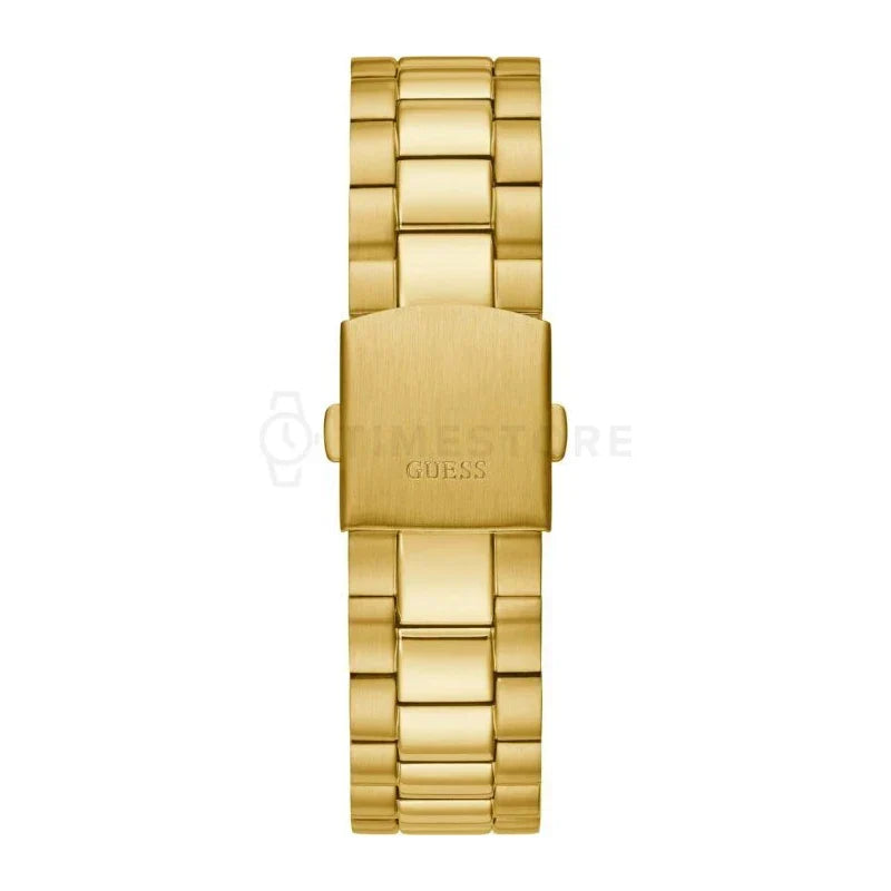 Guess Connoisseur Analog Gold Dial Gold Steel Strap Watch For Men - GW0542G2