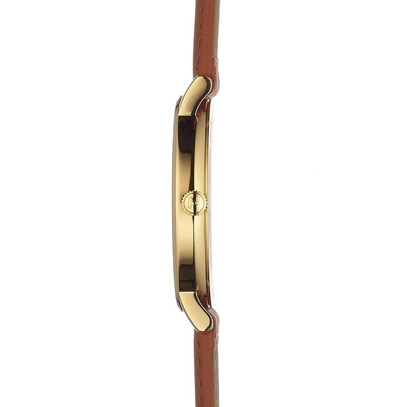 Tissot T Classic Everytime White Dial Brown Leather Strap Watch For Men - T109.410.36.031.00