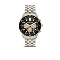 Michael Kors Cunningham Chronograph Black Dial Two Tone Steel Strap Watch For Men - MK8964