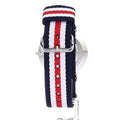 Daniel Wellington Classic Canterbury White Dial Two Tone NATO Strap Watch For Women - DW00100051
