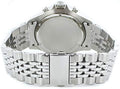 Michael Kors Bayville Chronograph Black Dial Silver Steel Strap Watch For Men - MK8749
