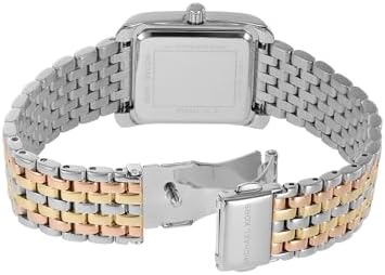 Michael Kors Emery Three-Hand White Dial Two Tone Steel Strap Watch for Women - MK4744