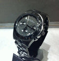 Marc Jacobs Blade Chronograph Black Dial Black Steel Strap Watch for Women - MBM3103