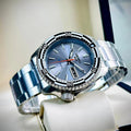 Seiko 5 Sports Special Edition Silver Dial Silver Steel Strap Watch For Men - SRPK09K1