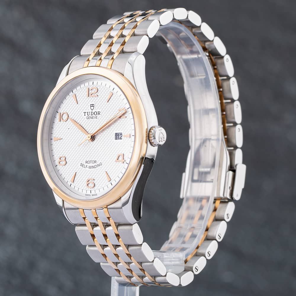 Tudor 1926 Automatic Silver Dial Two Tone Steel Strap Watch for Men - M91651-0001