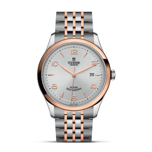 Tudor 1926 Automatic Silver Dial Two Tone Steel Strap Watch for Men - M91651-0001