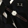 Mido Multifort Automatic Silver Dial Black Leather Strap Watch For Men - M005.430.16.031.80