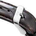 Daniel Wellington Classic York Black Dial Brown Leather Strap Watch For Men - DW00100134