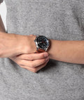 Coach Kent Chronograph Blue Dial Brown Leather Strap Watch for Men - 14602560