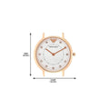Emporio Armani Mother of Pearl Dial Green Leather Strap Watch For Women - AR11150