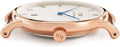 Daniel Wellington Dapper St Mawes White Dial Brown Leather Strap Watch For Women - DW00100091